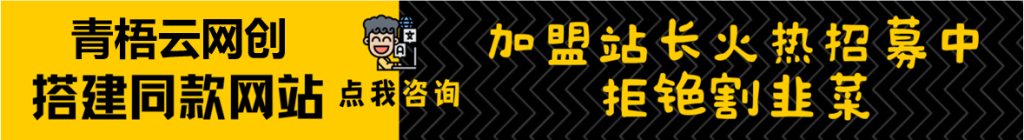 加盟青梧云网创，搭建同款知识付费资源站，实现长期稳定被动收入。-青梧云网创